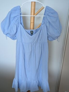 Wild Fable Light Blue Babydoll Dress